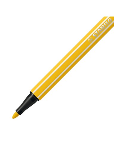  C/10 rotulador stabilo pen 68 amarillo nº44 punta 1,omm 